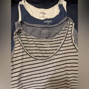 Old Navy/Gap/Motherhood Maternity Ruched Tank Top Bundle - S/M